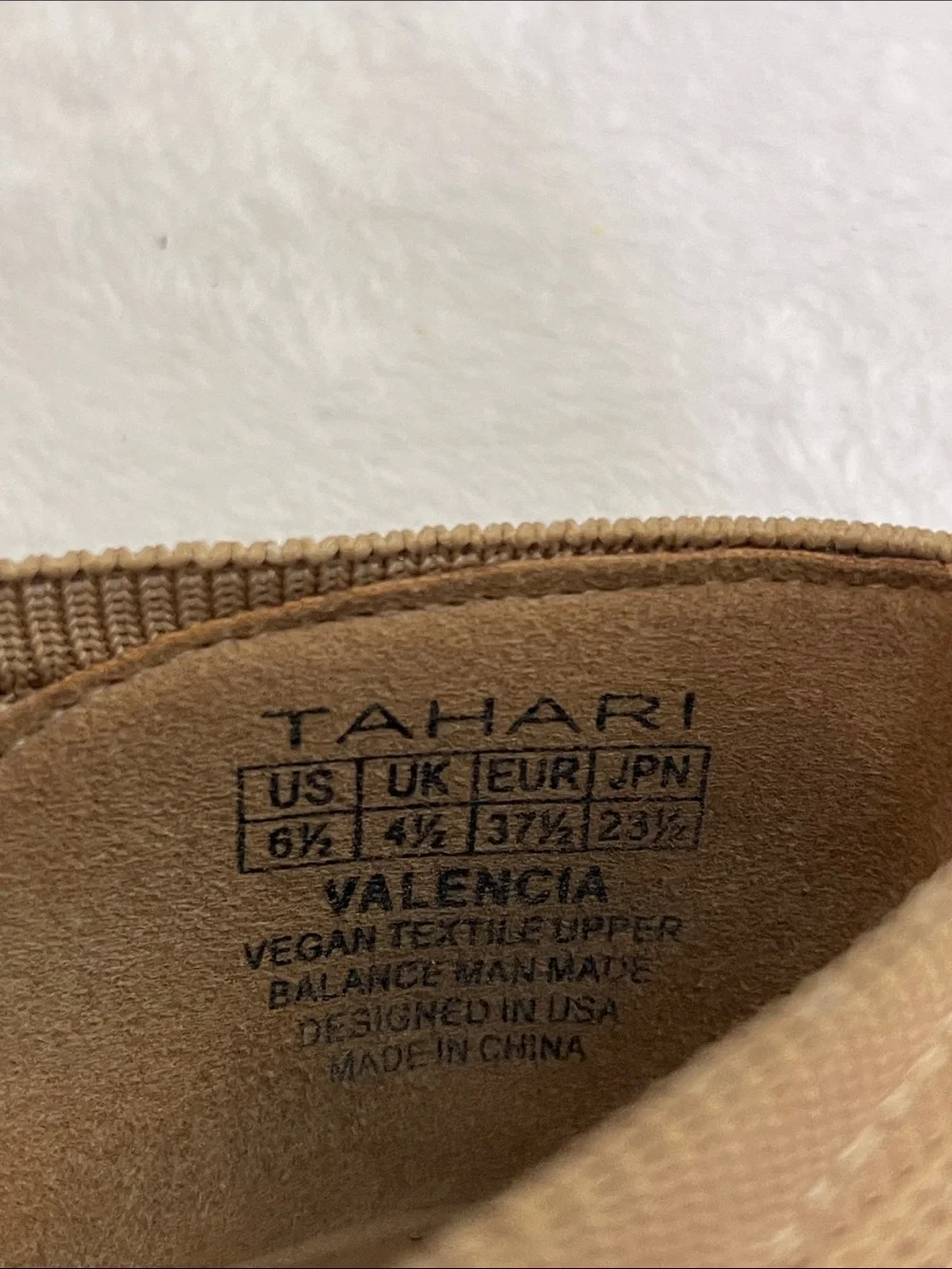 Tahari Valencia Tan Pointed-Toe Mary Jane